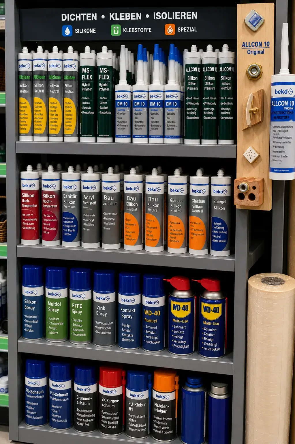 Bauchemie im Raiffeisenmarkt Wiesbach