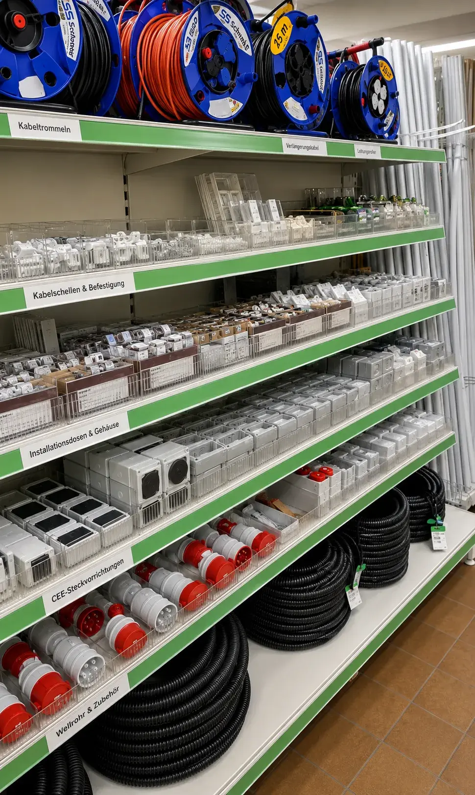 Elektroartikel im Raiffeisenmarkt Wiesbach