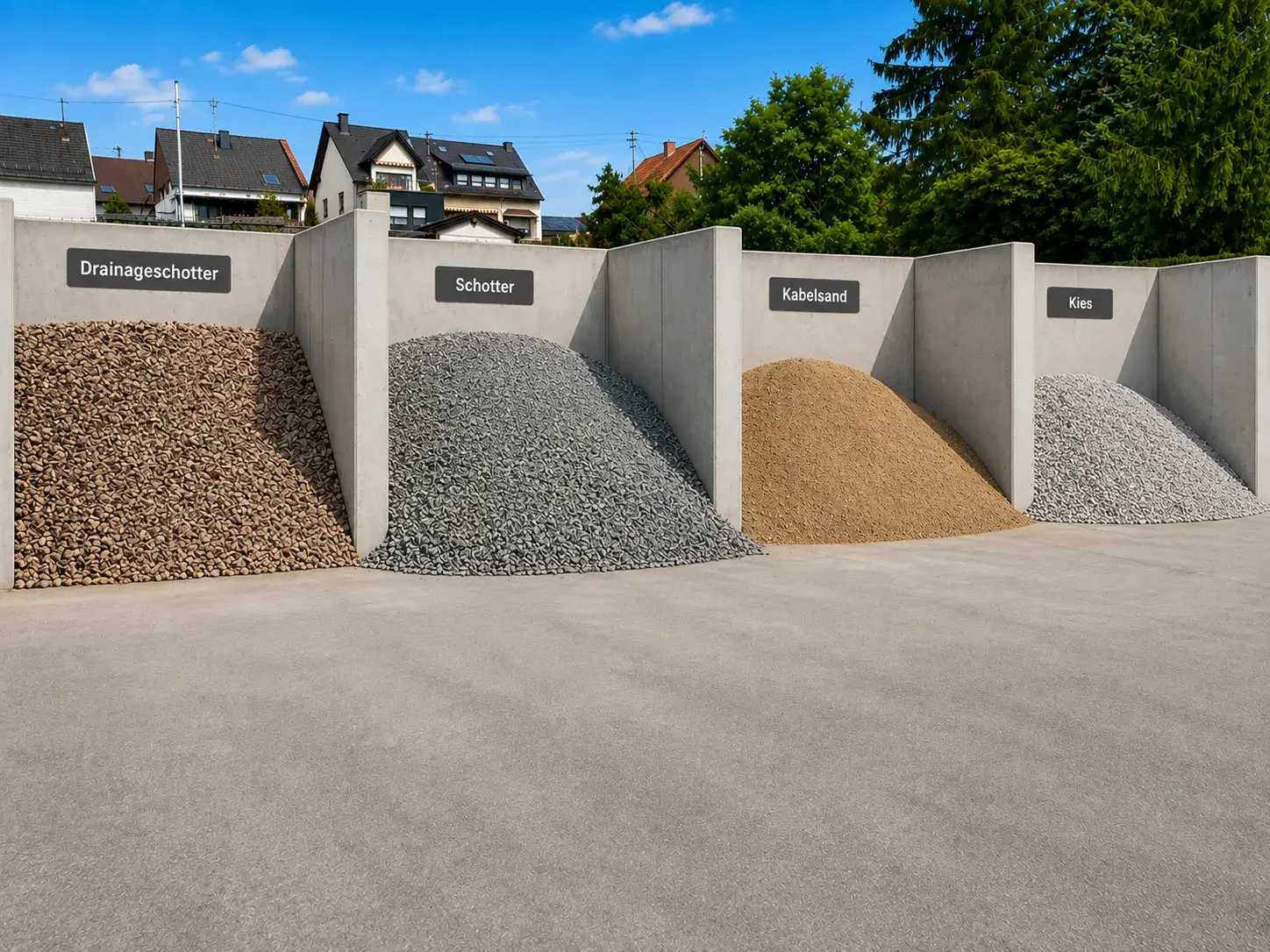 Schüttgüter im Raiffeisenmarkt Wiesbach