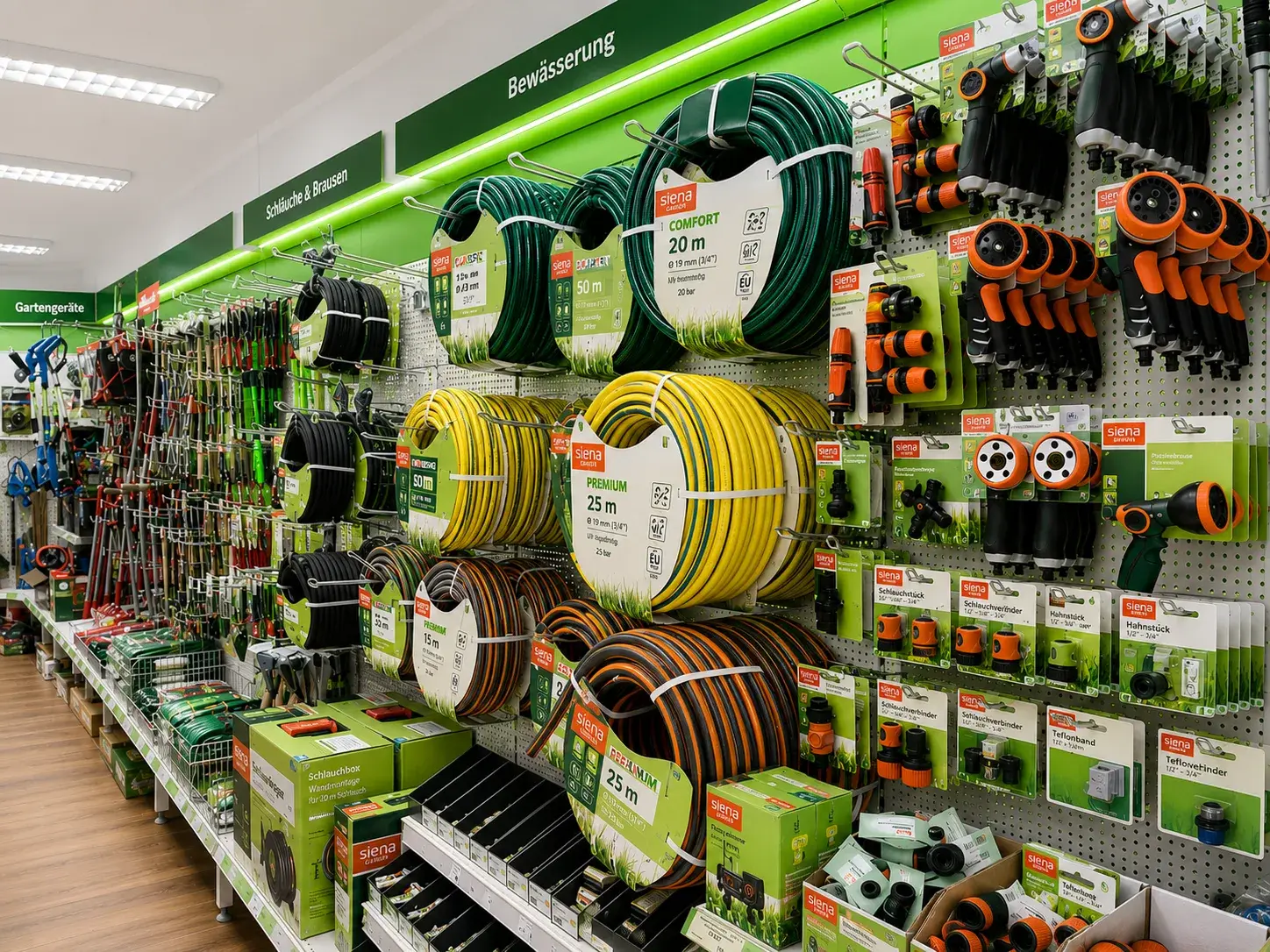 Bewässerung im Raiffeisenmarkt Wiesbach