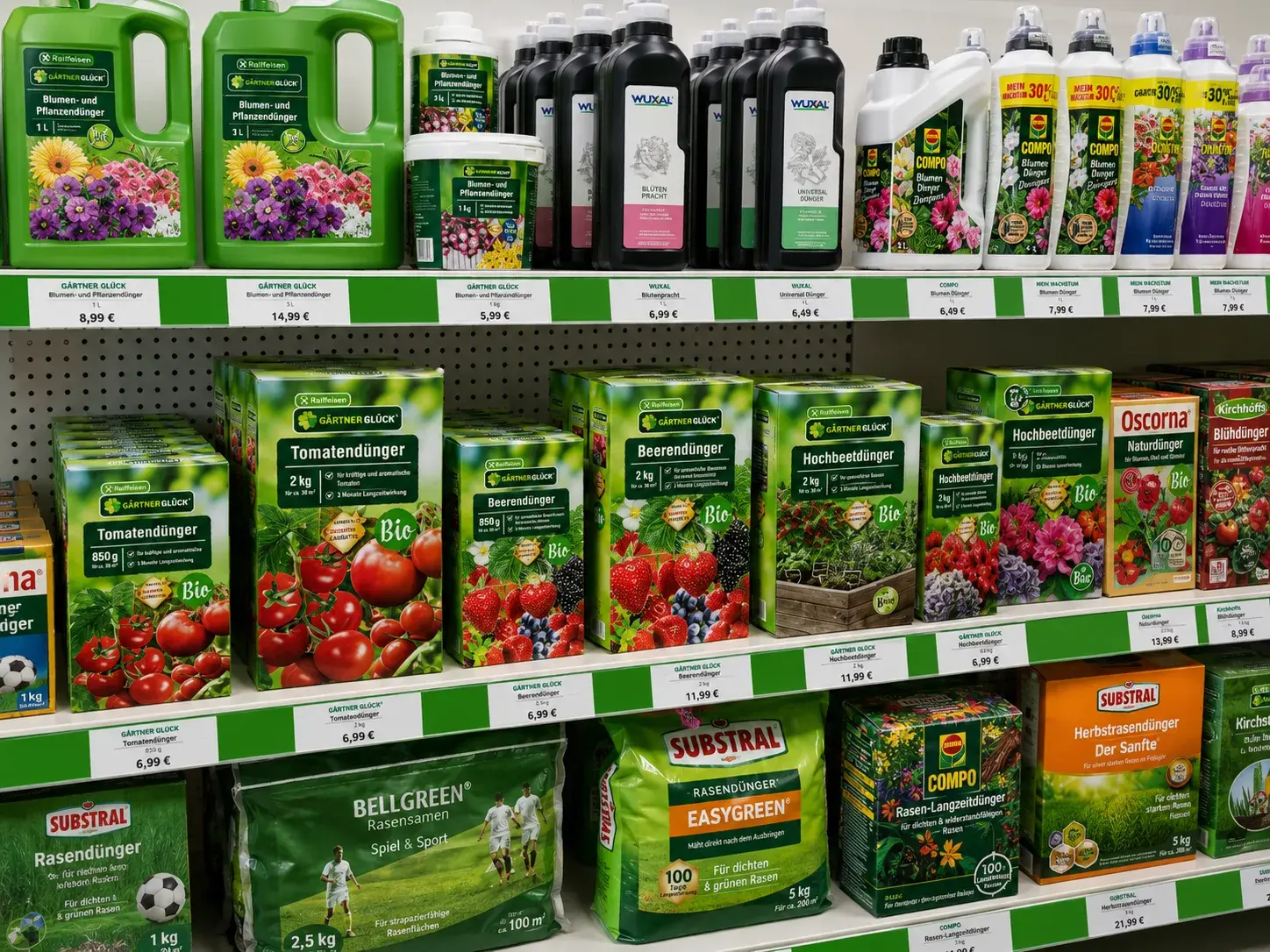 Dünger & Bodenverbesserer im Raiffeisenmarkt Wiesbach