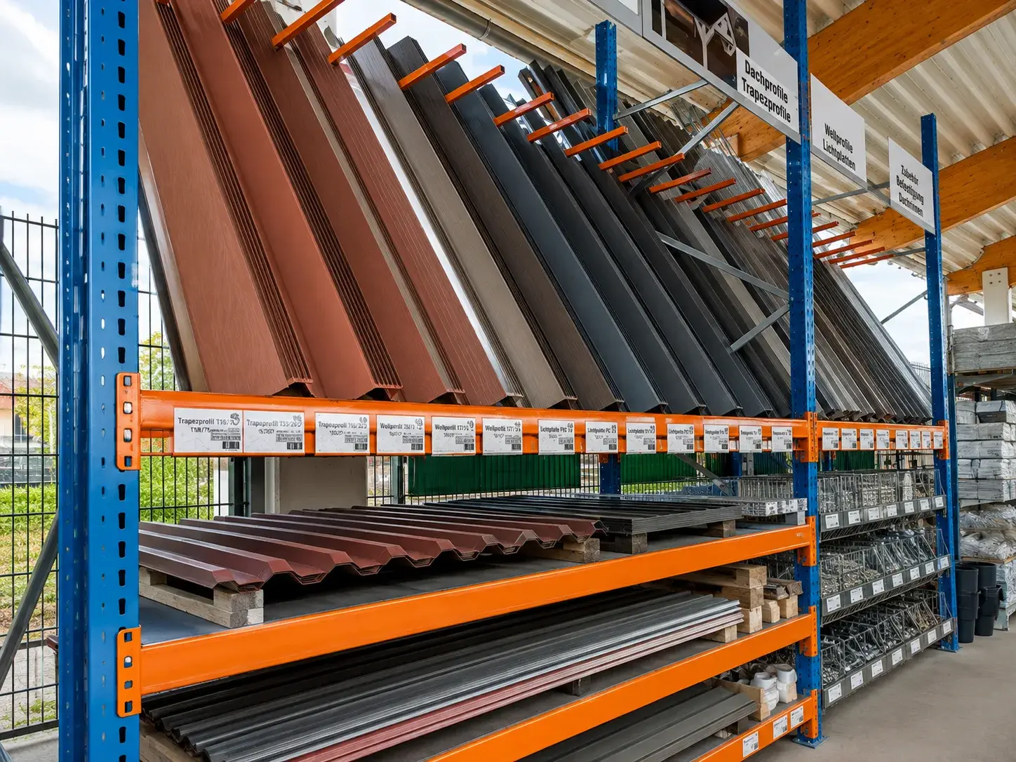 Rinnen & Bleche im Raiffeisenmarkt Wiesbach