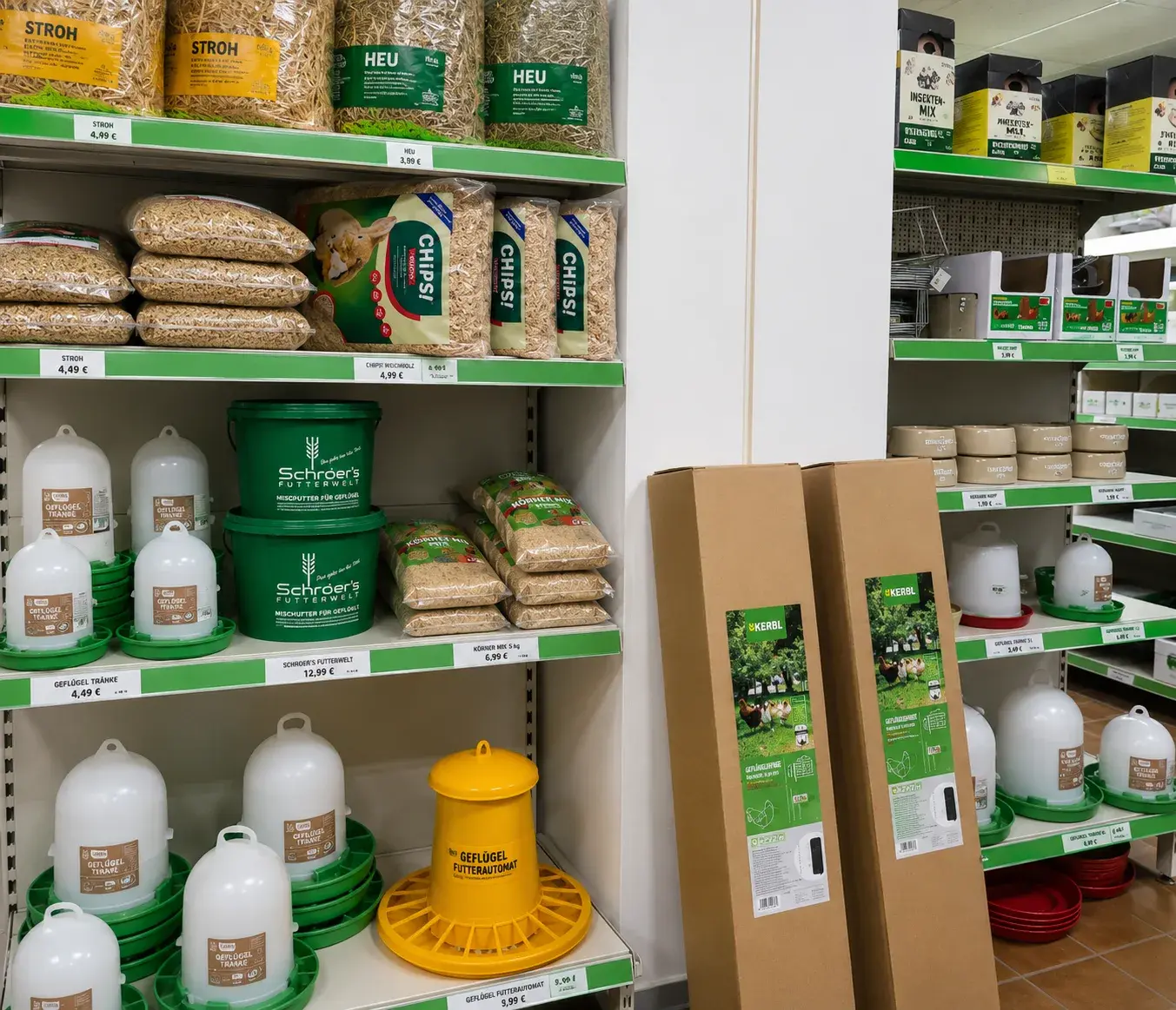 Stall- und Tierbedarf im Raiffeisenmarkt Wiesbach