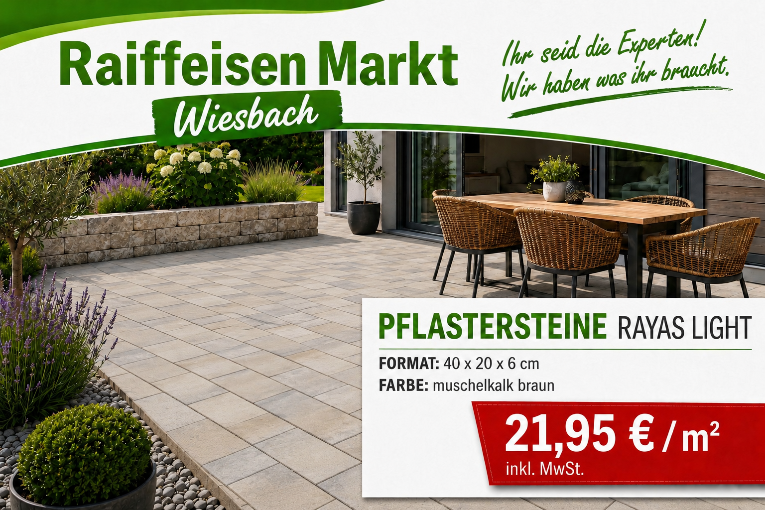 RAYAS LIGHT Pflastersteine